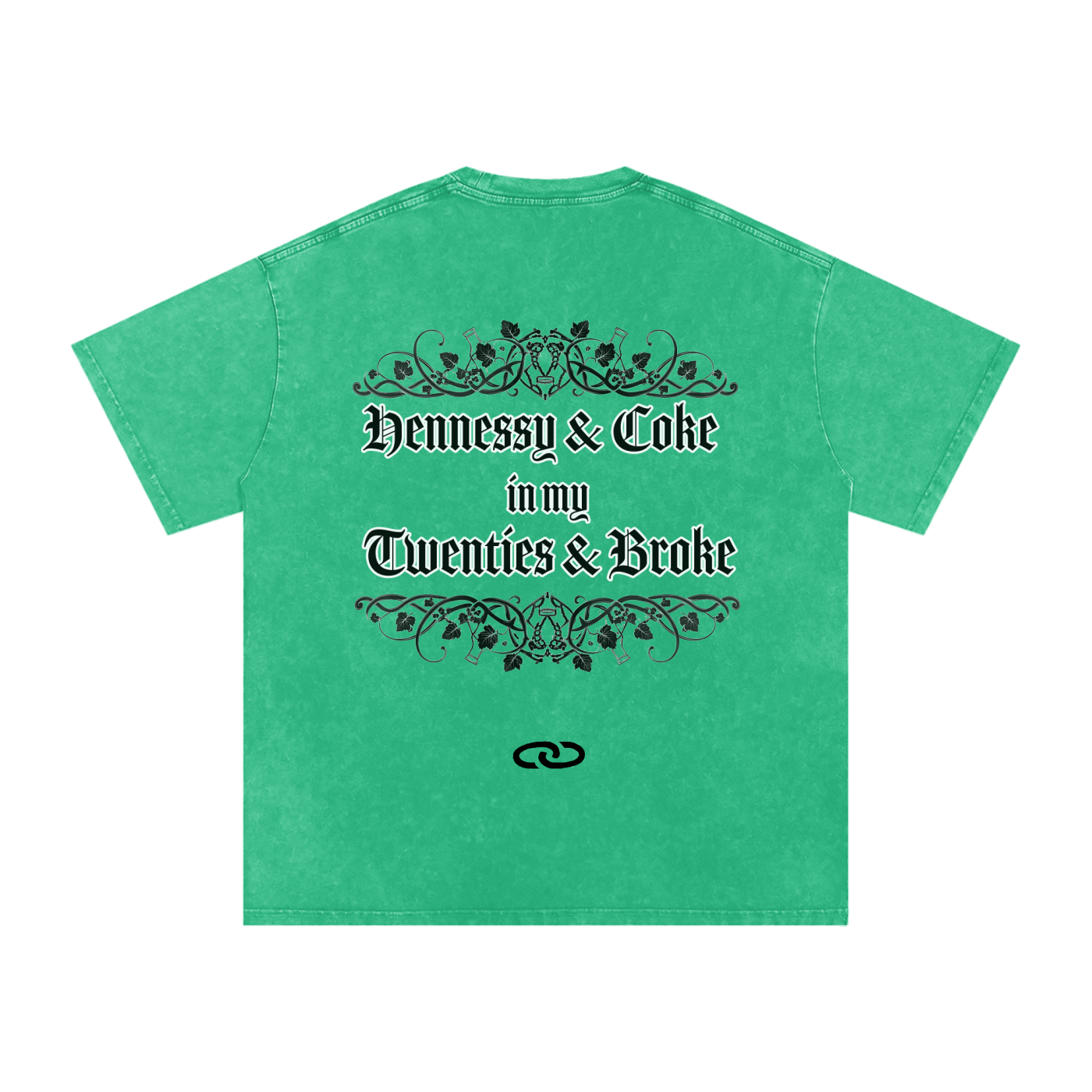 Henny Penny Snow Washed Oversized Cotton Tee