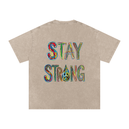 Outside the Lines Snow Washed Oversized Tee