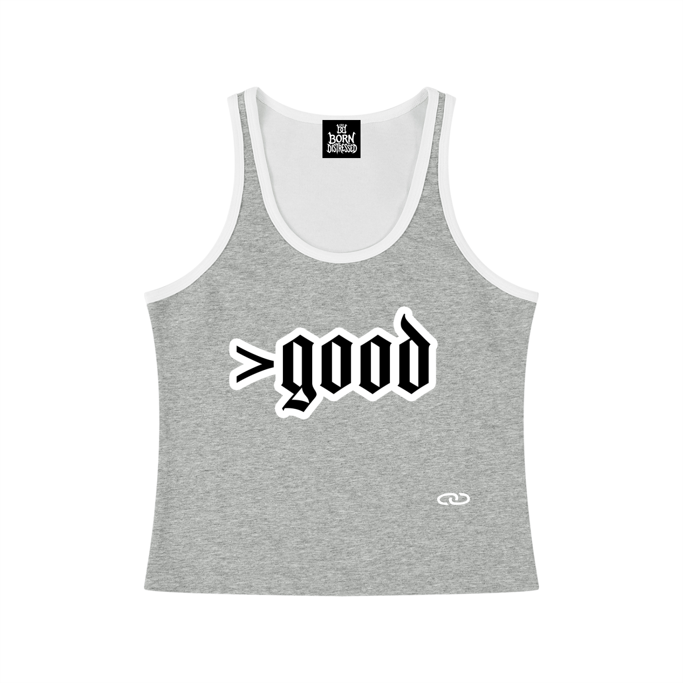 >good Block Cropped Tank Top V1