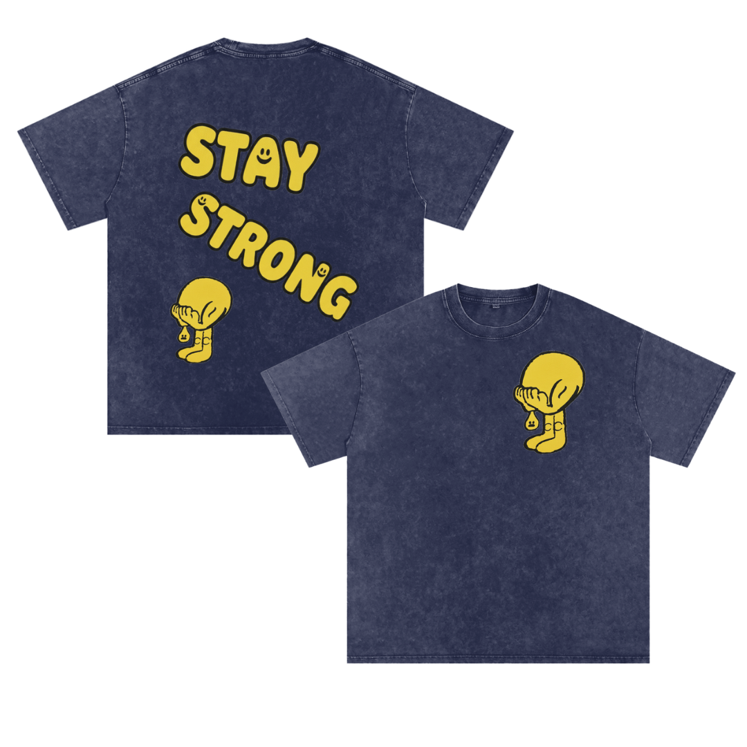 Stay Strong Embroidered Tee