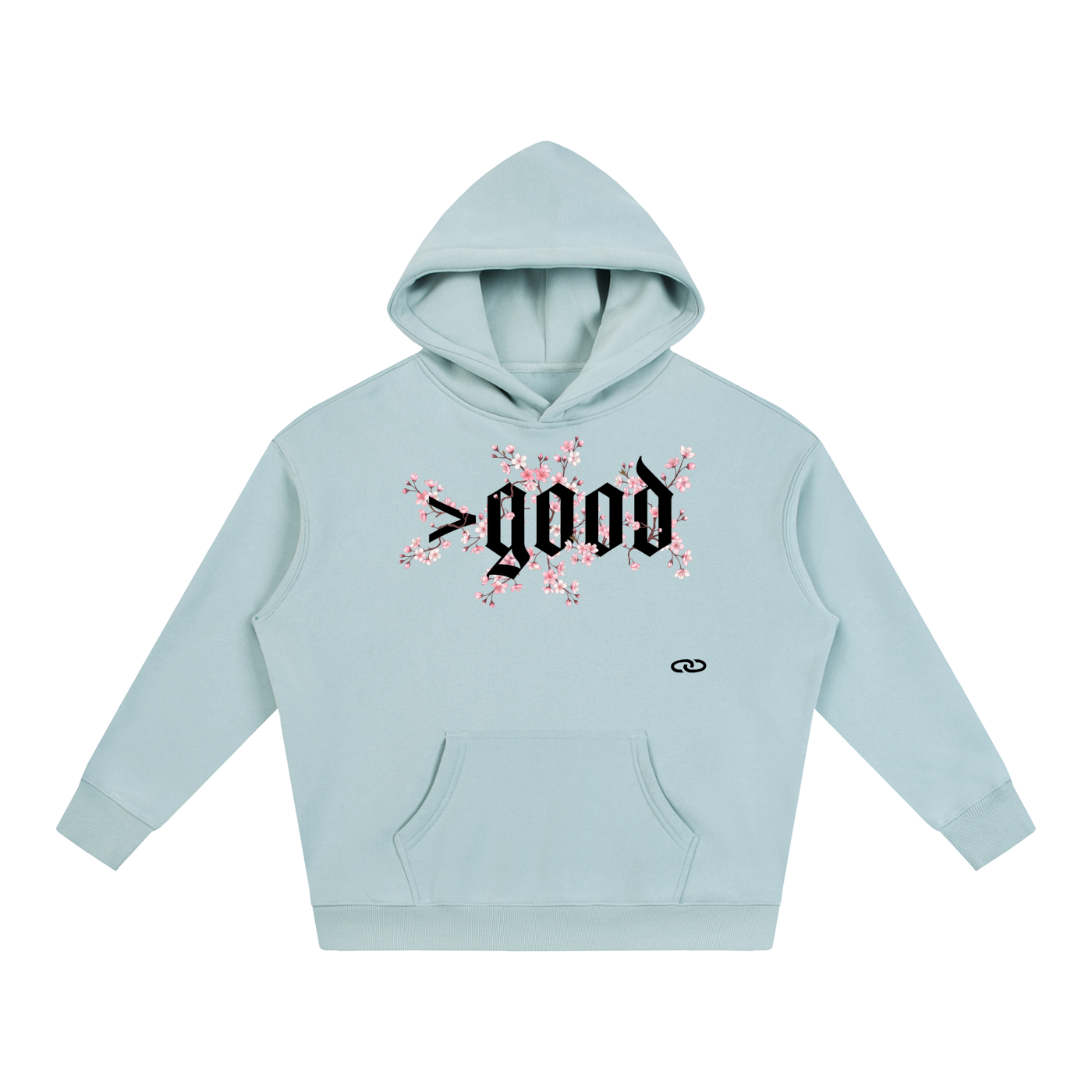 Cherry Blossom Oversize Fleeced Hoodie