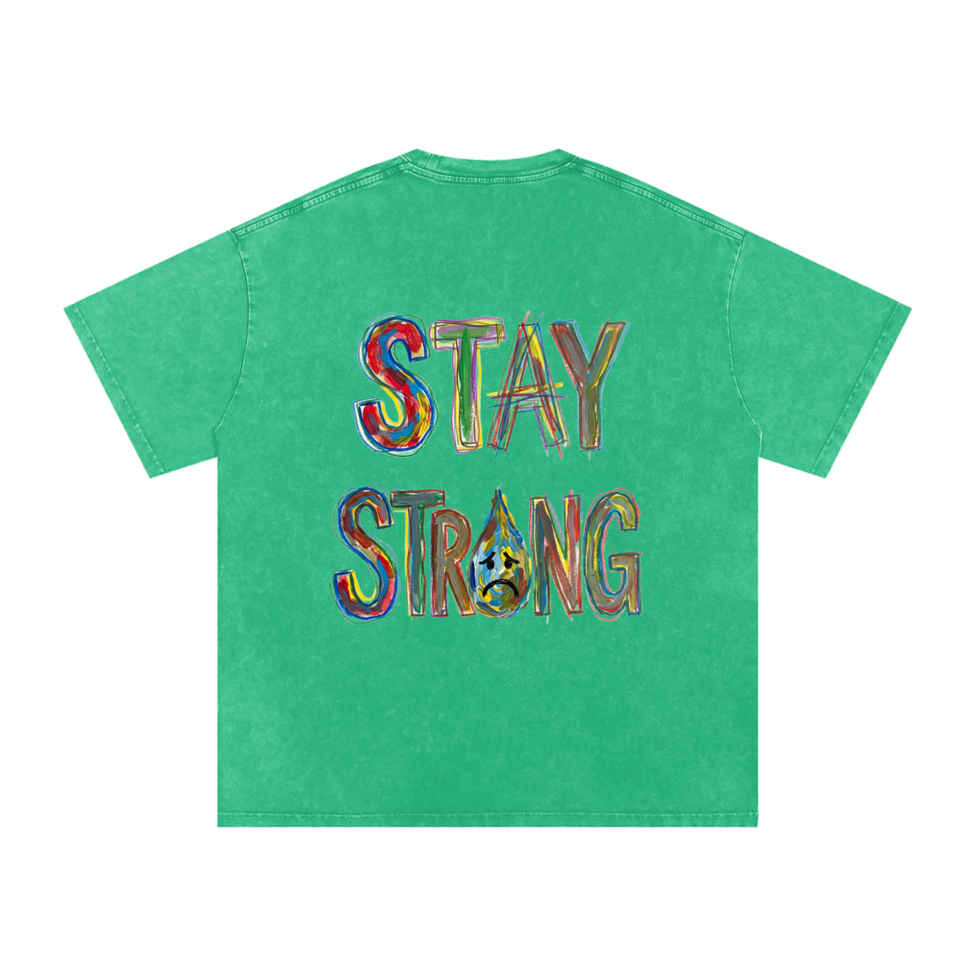 Outside the Lines Snow Washed Oversized Tee
