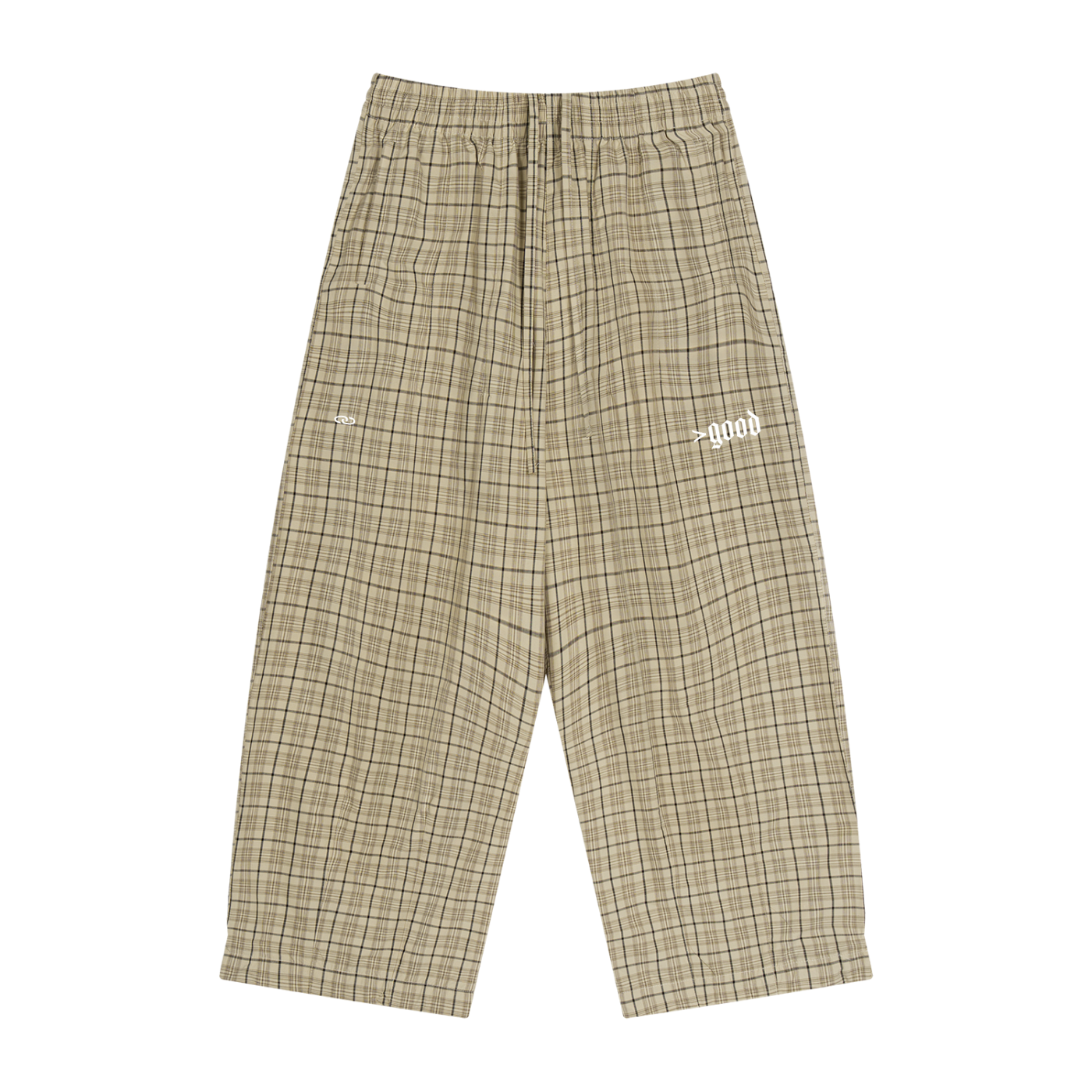 >good Unisex Plaid Wide Leg Pants