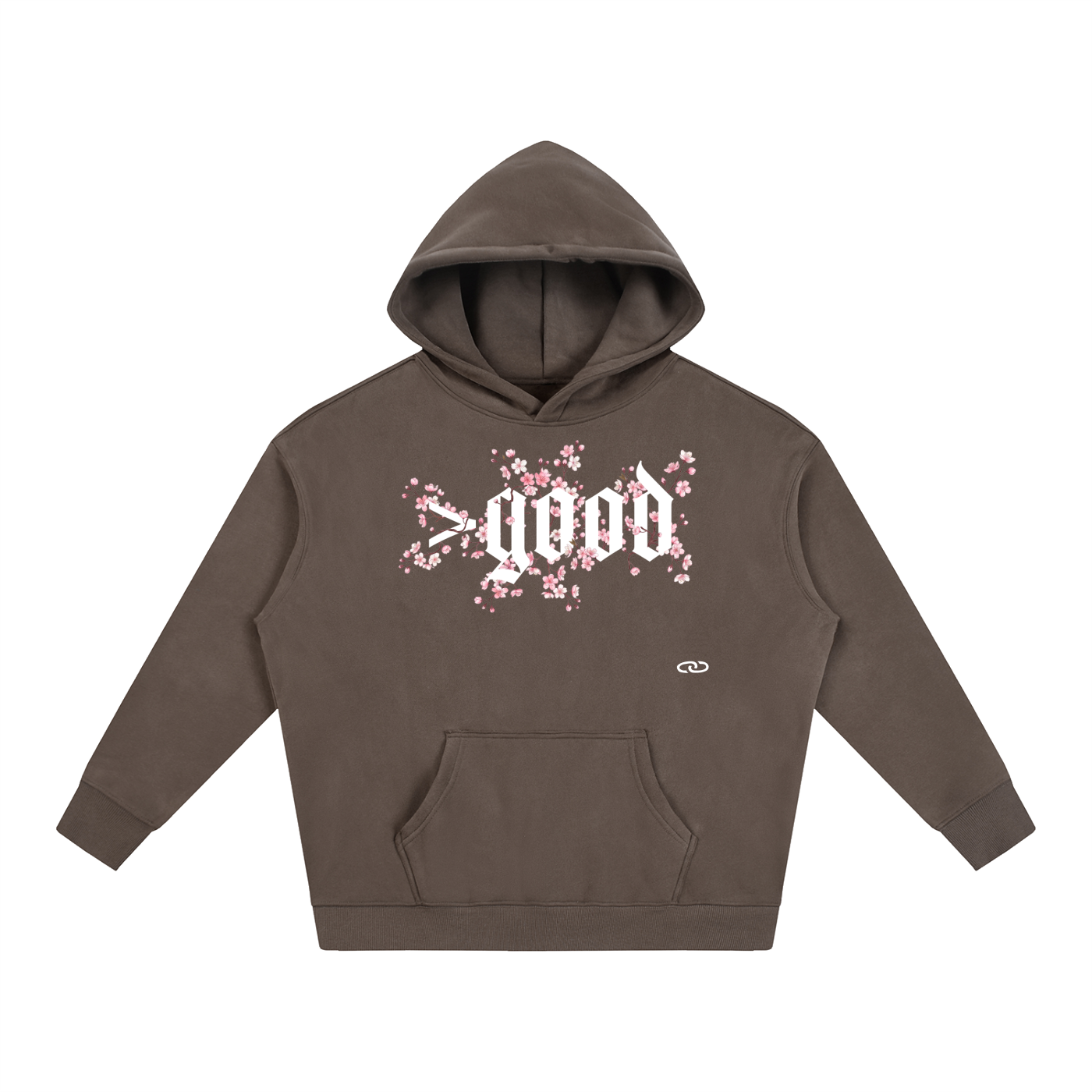 Cherry Blossom Oversize Fleeced Hoodie