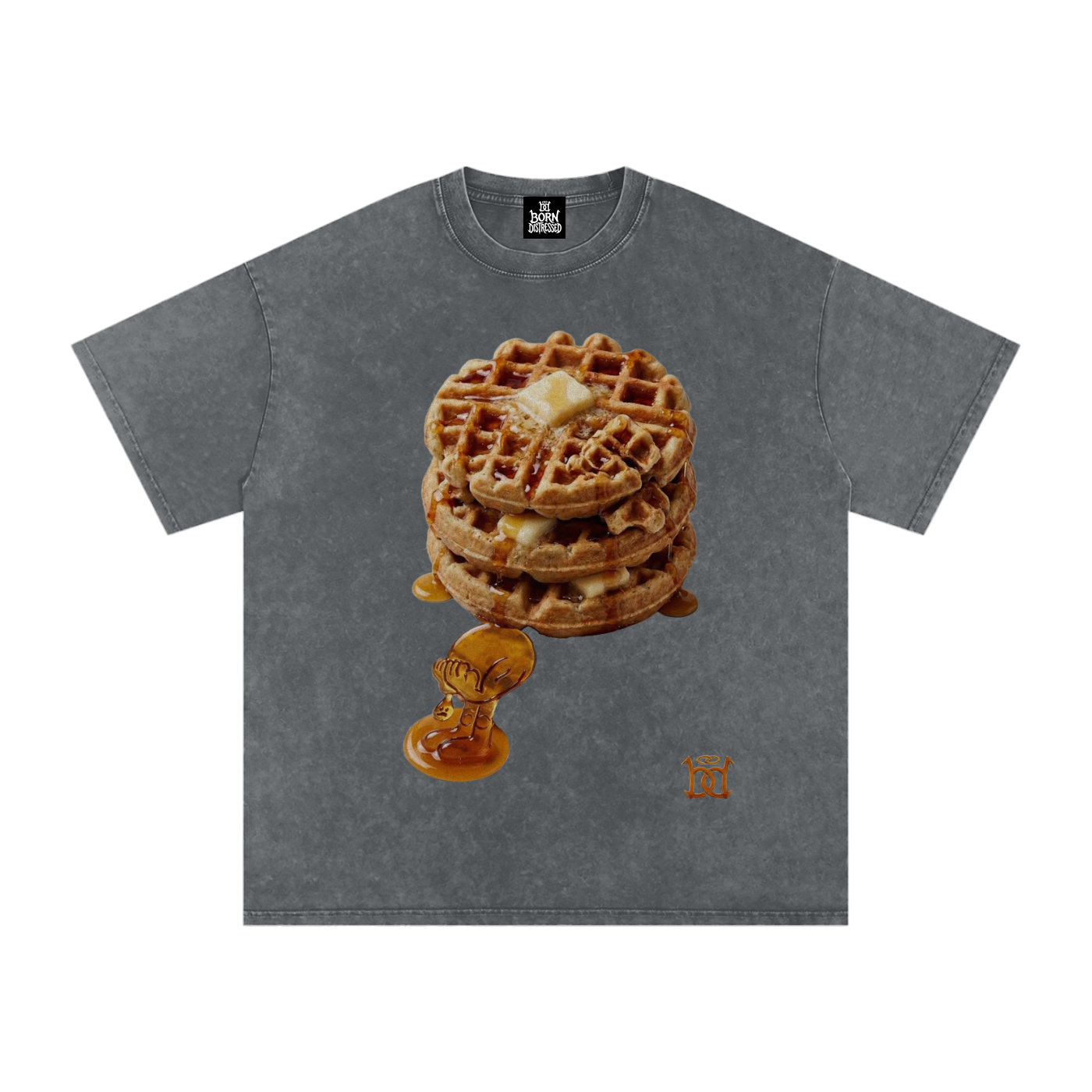 Stackz Snow Washed Oversized Cotton Tee