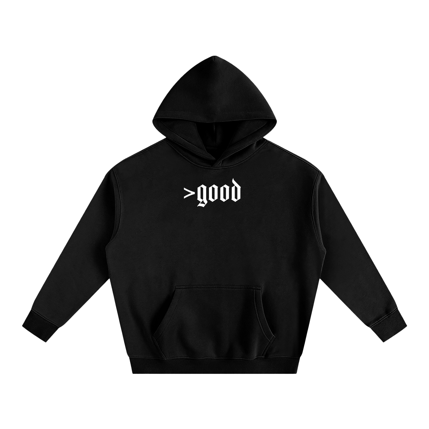 >good Oversize Fleeced Hoodie