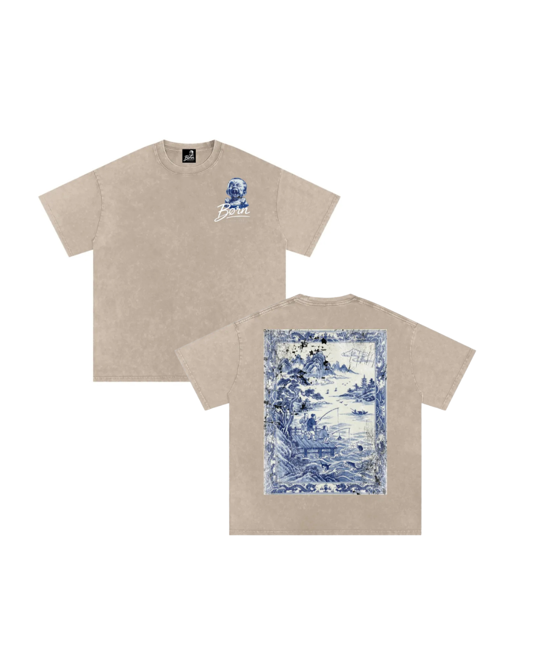 Cracked China Mural Tee