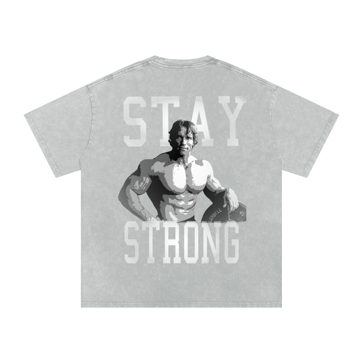 Arnie Stay Strong Snow Washed Tee