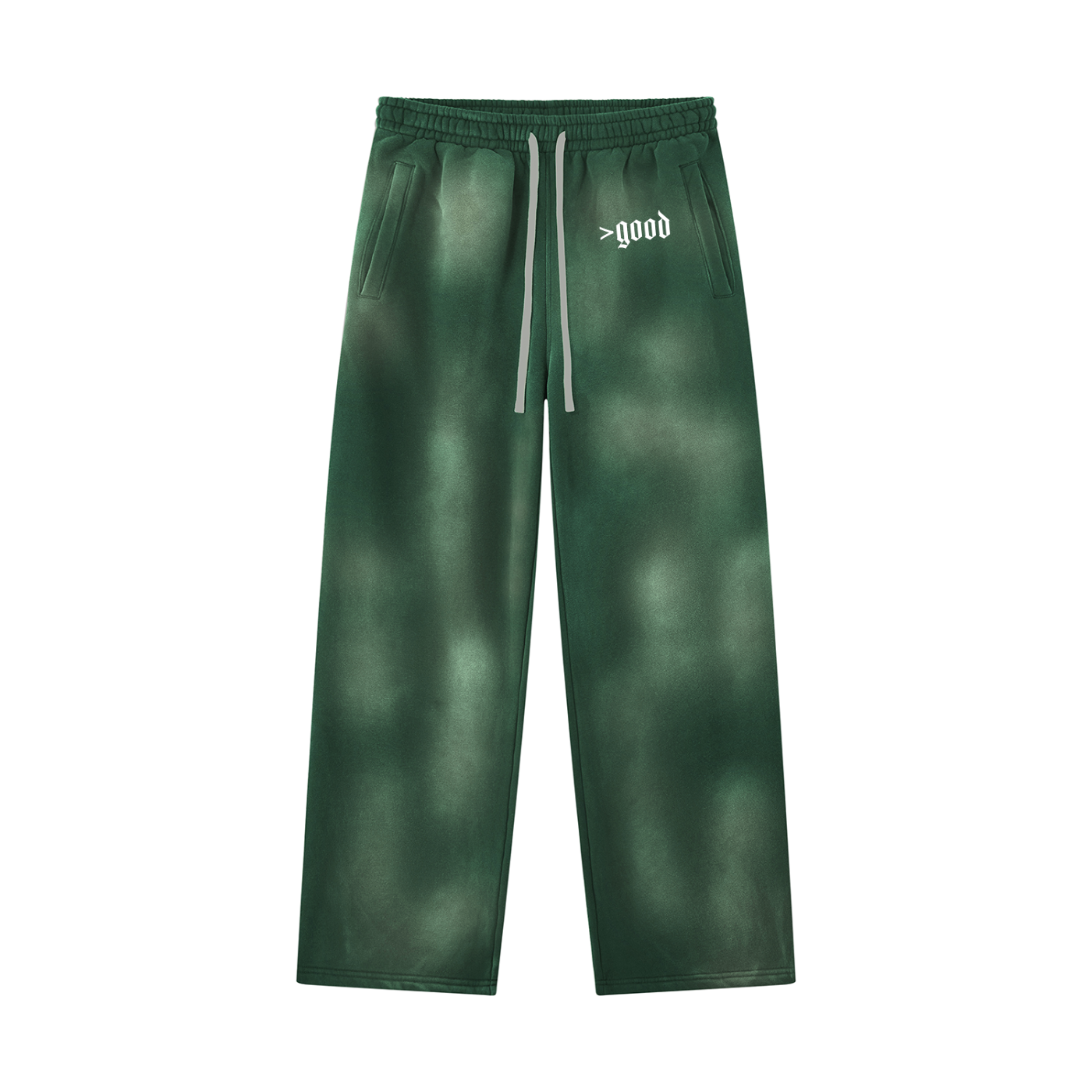 Cherry Blossom Colorfade Wide Leg Fleece Sweatpants