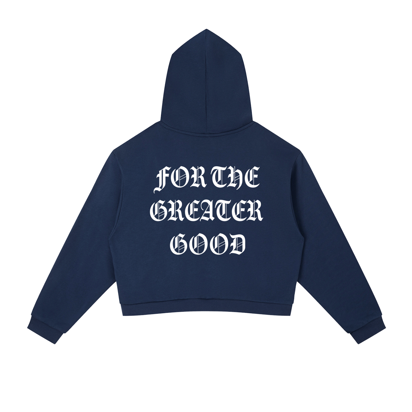 >good Contrast Side Stripe Cropped Hoodie