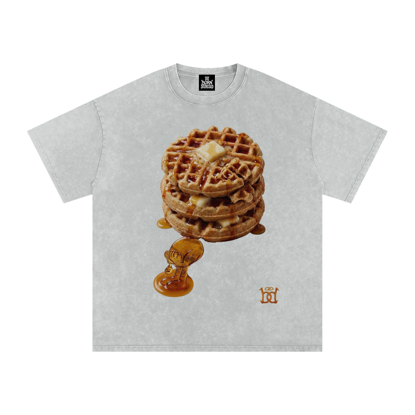 Stackz Snow Washed Oversized Cotton Tee