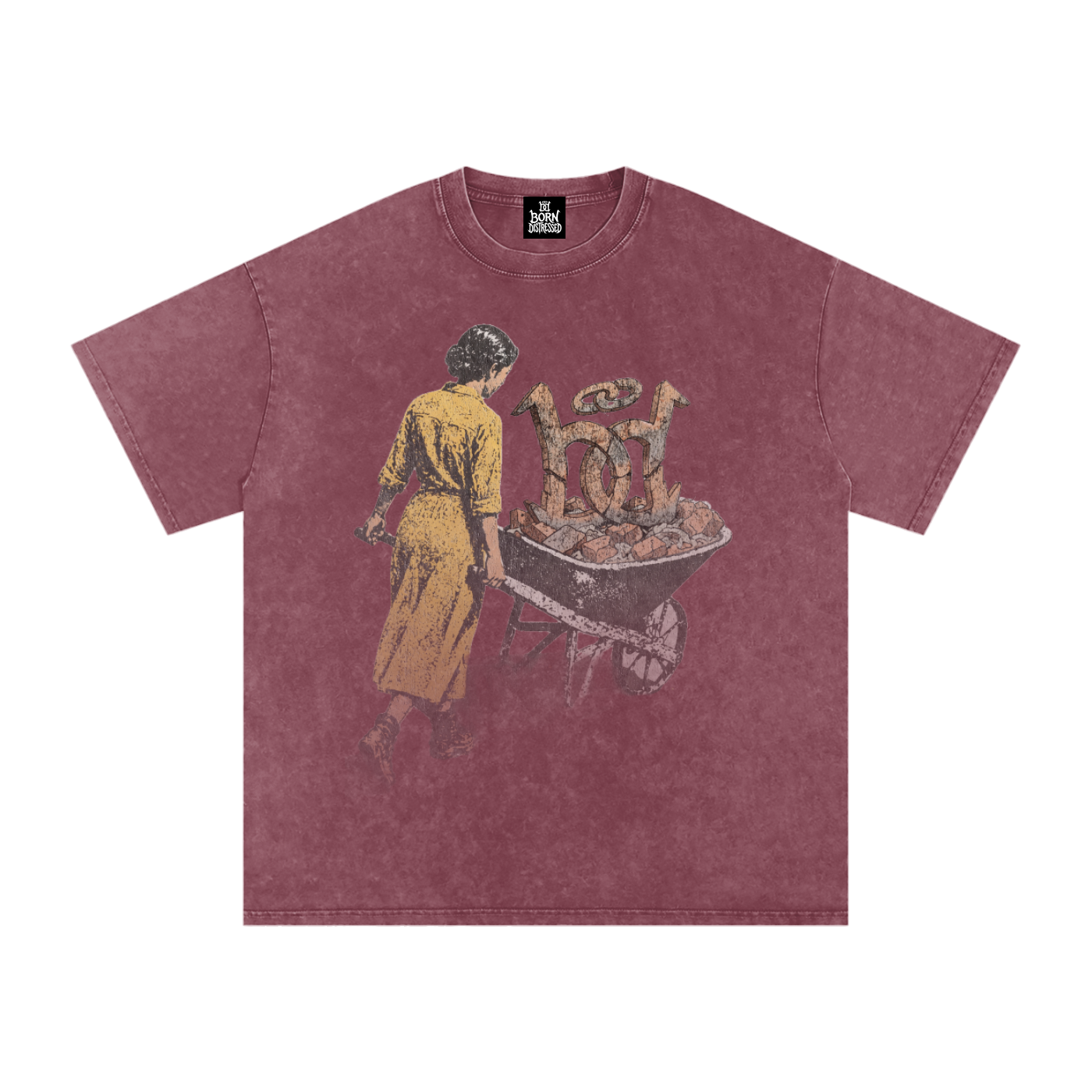 Brick by Brick Snow Washed Tee