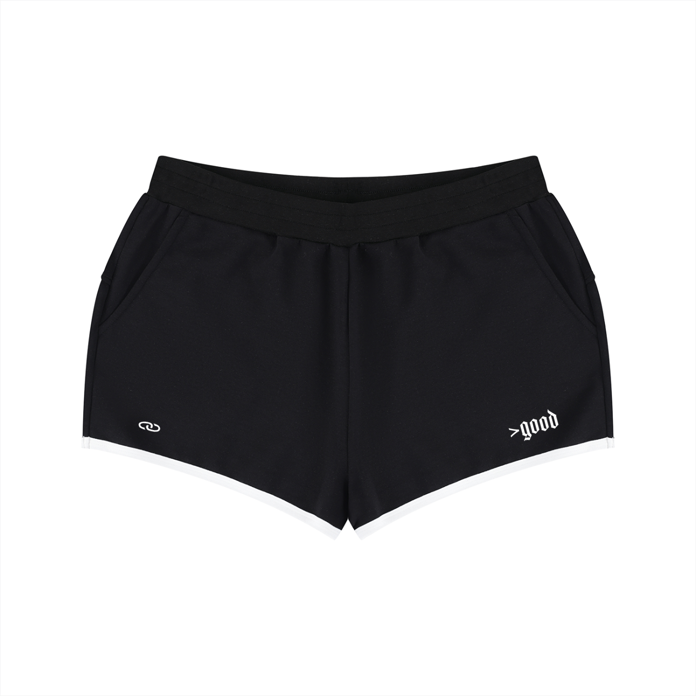 >good Retro Contrast Shorts