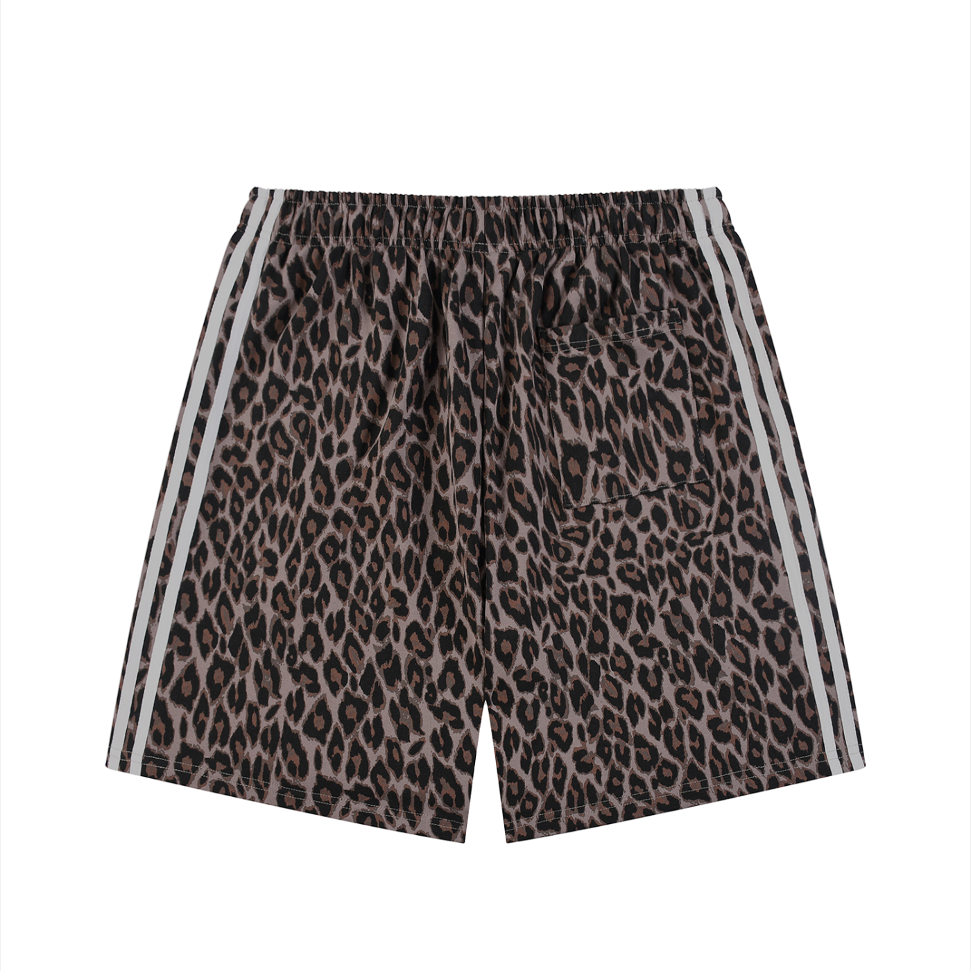 >good Unisex Heavyweight Leopard Drawstring Shorts