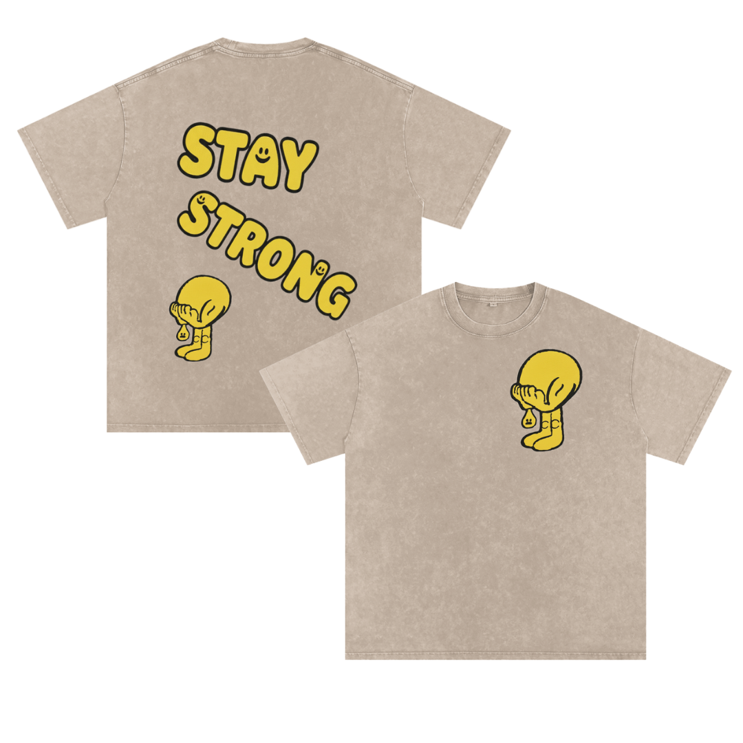 Stay Strong Embroidered Tee