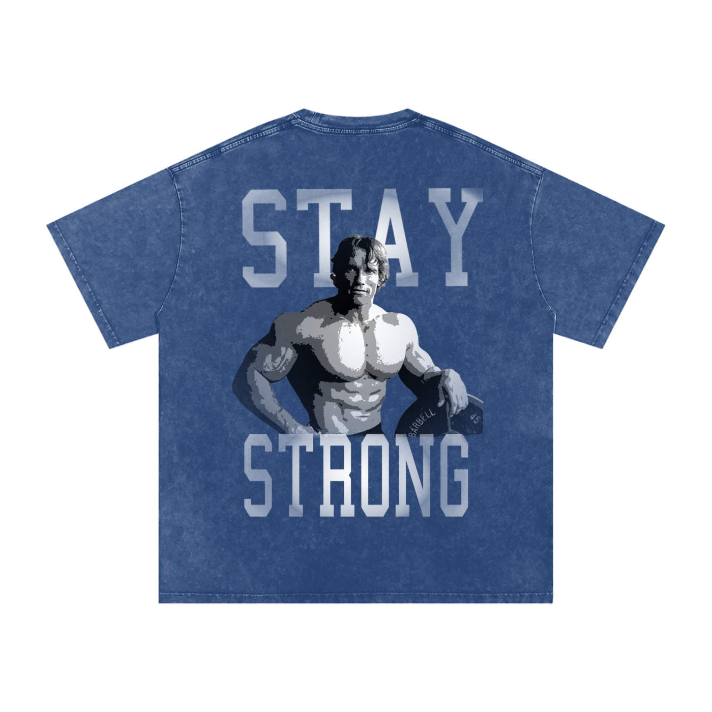 Arnie Stay Strong Snow Washed Tee