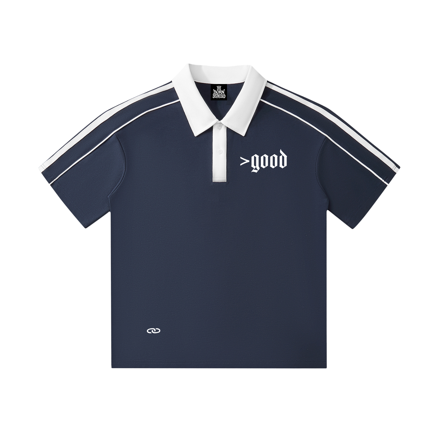 >good Contrast Collar Polo Shirt