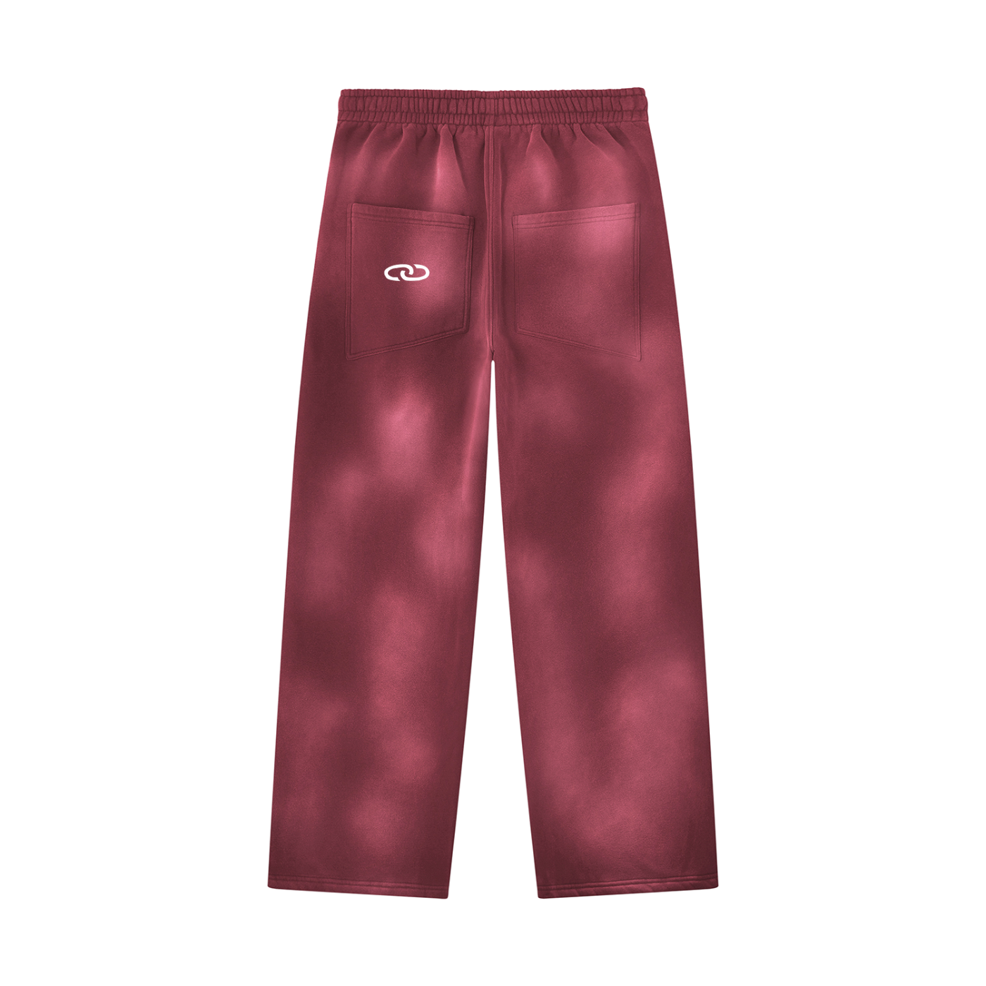 Cherry Blossom Colorfade Wide Leg Fleece Sweatpants