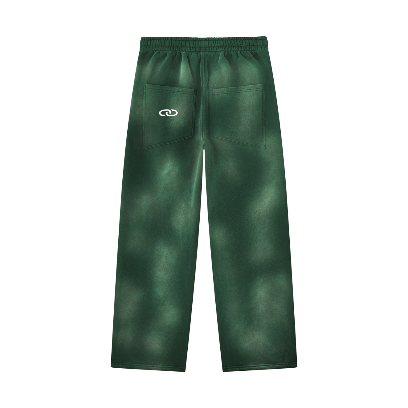 Cherry Blossom Colorfade Wide Leg Fleece Sweatpants