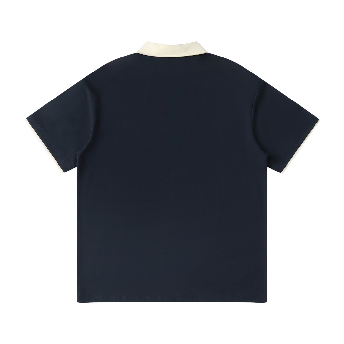 >good Contrast Collar Raglan Polo Shirt
