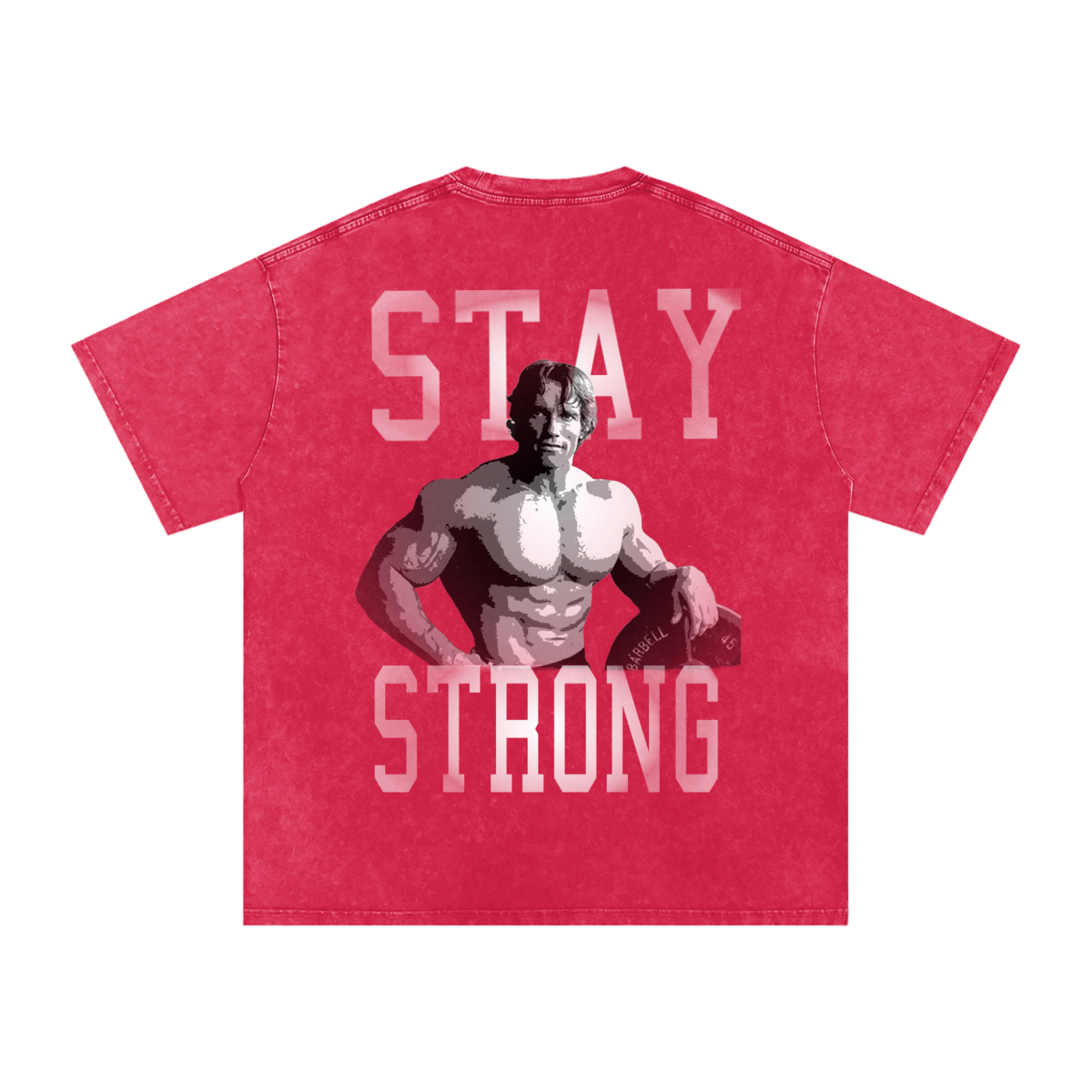 Arnie Stay Strong Snow Washed Tee