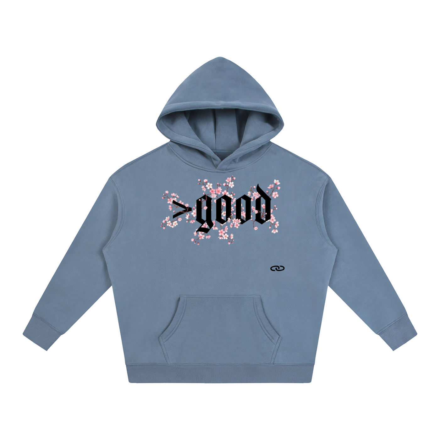 Cherry Blossom Oversize Fleeced Hoodie