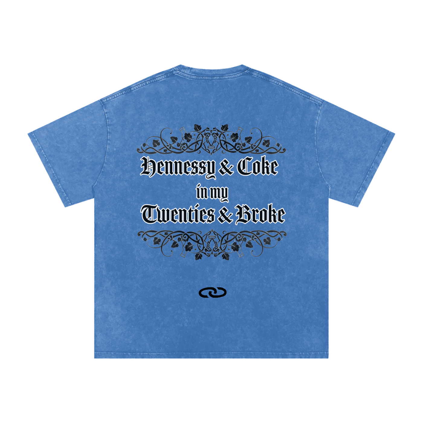 Henny Penny Snow Washed Oversized Cotton Tee