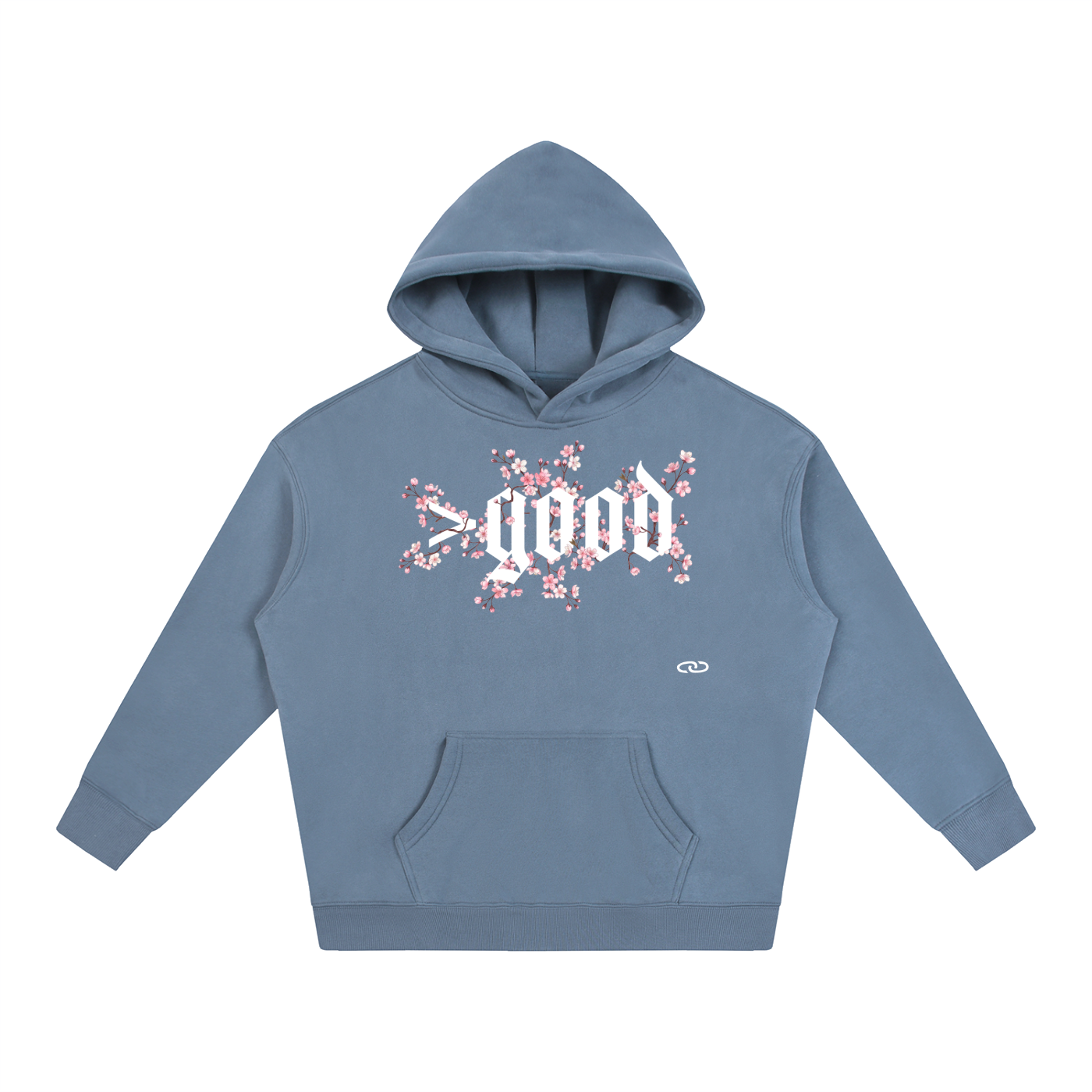 Cherry Blossom Oversize Fleeced Hoodie