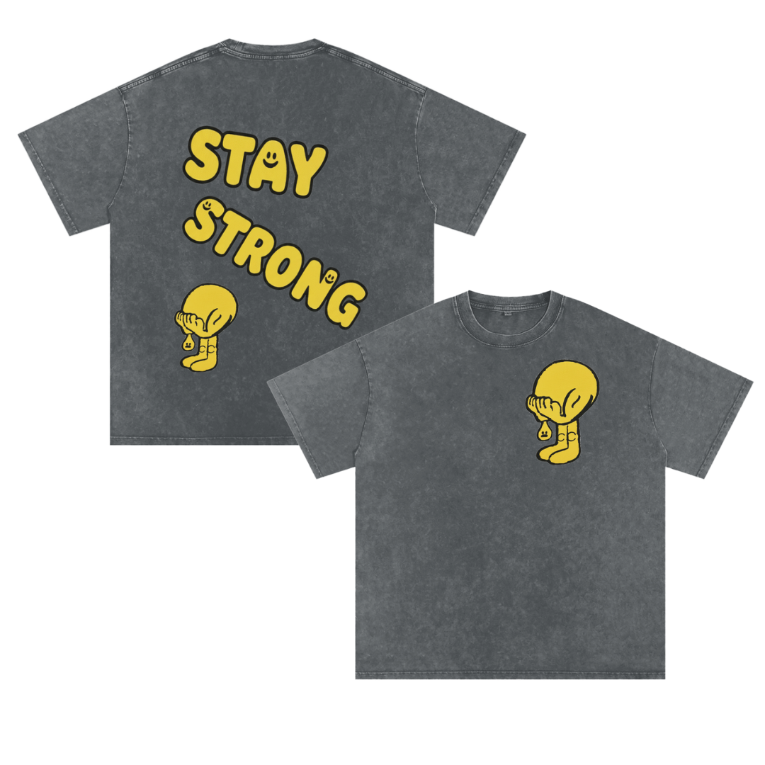 Stay Strong Embroidered Tee