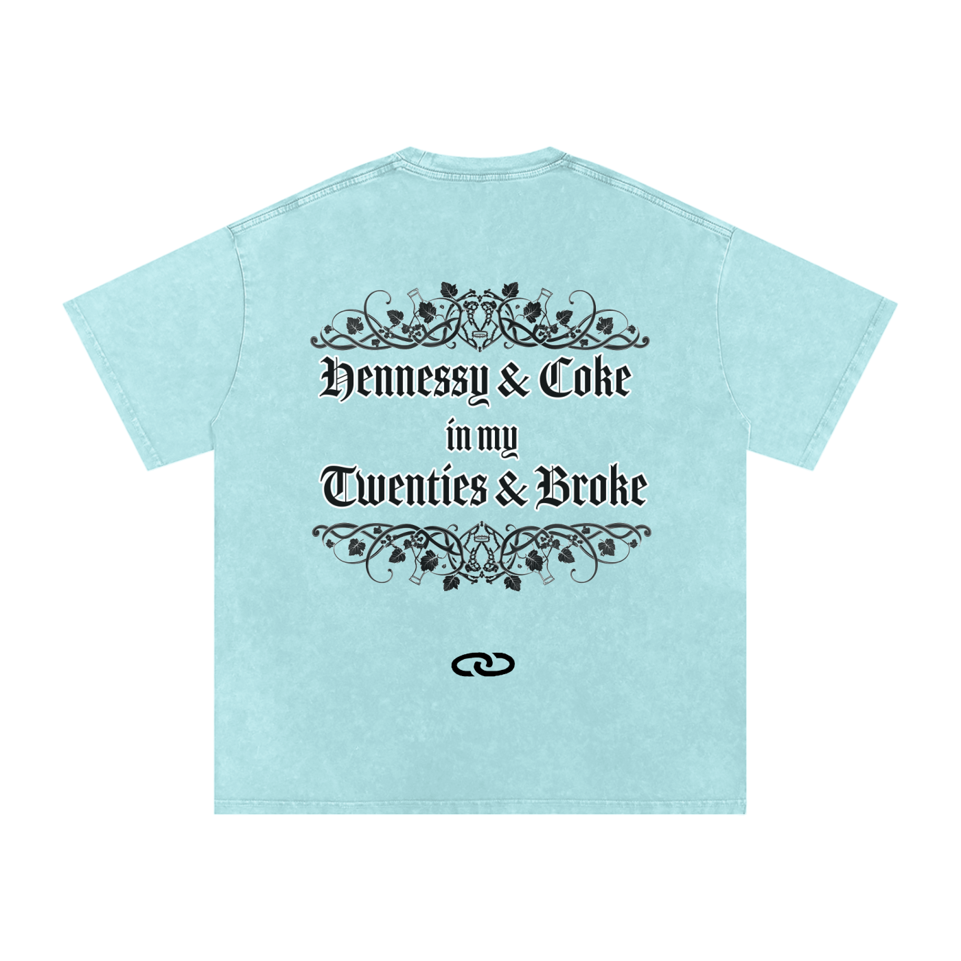 Henny Penny Snow Washed Oversized Cotton Tee