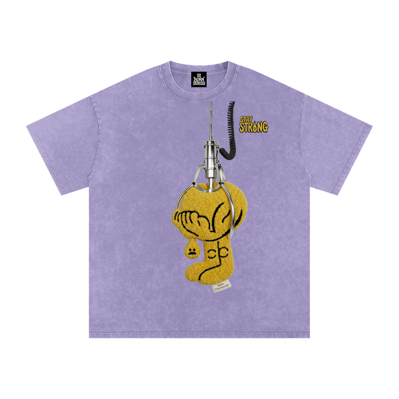 Dollar 2 Play Snow Washed Oversized Cotton Tee