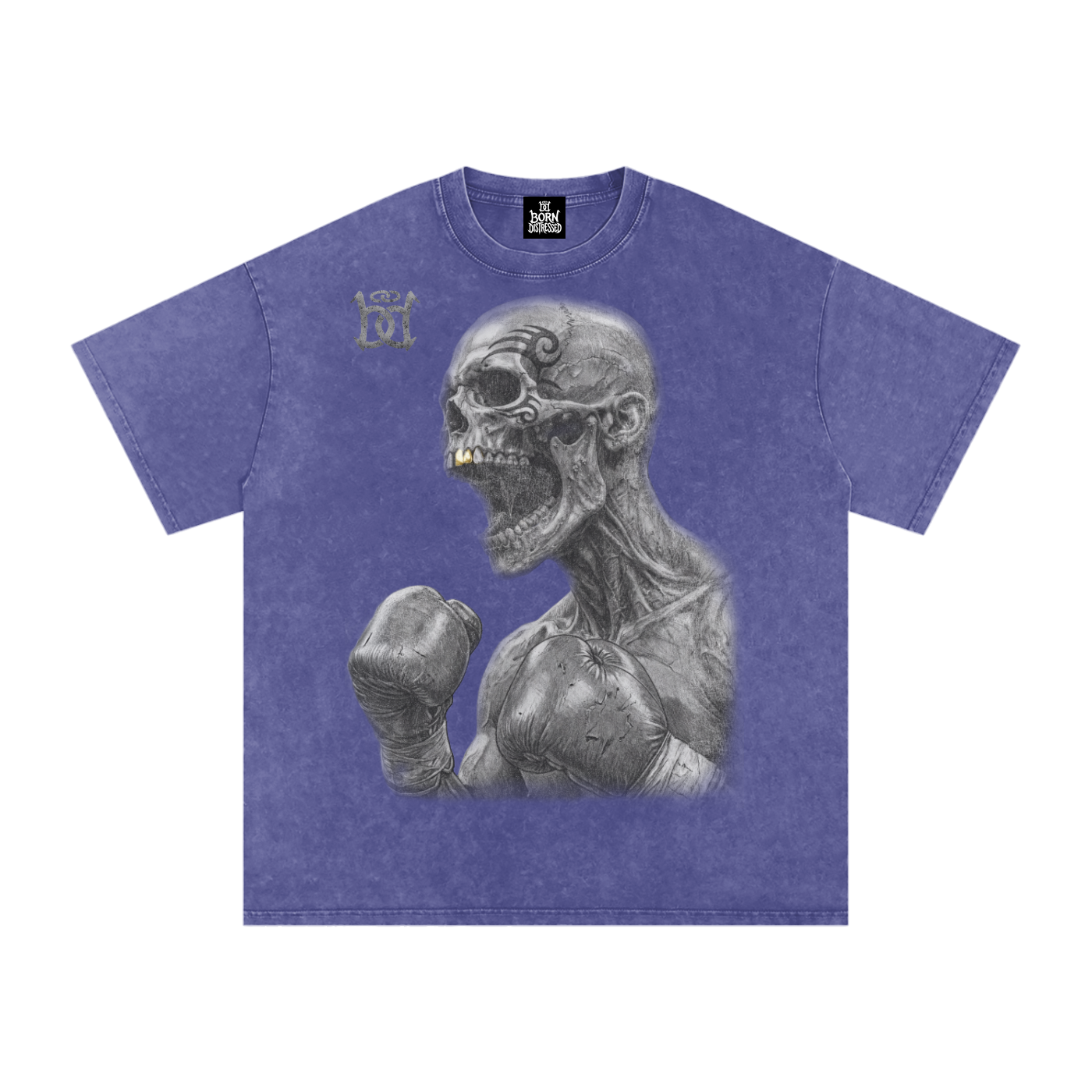 Mike Tyson / Living Legend Snow Washed Oversized Cotton Tee