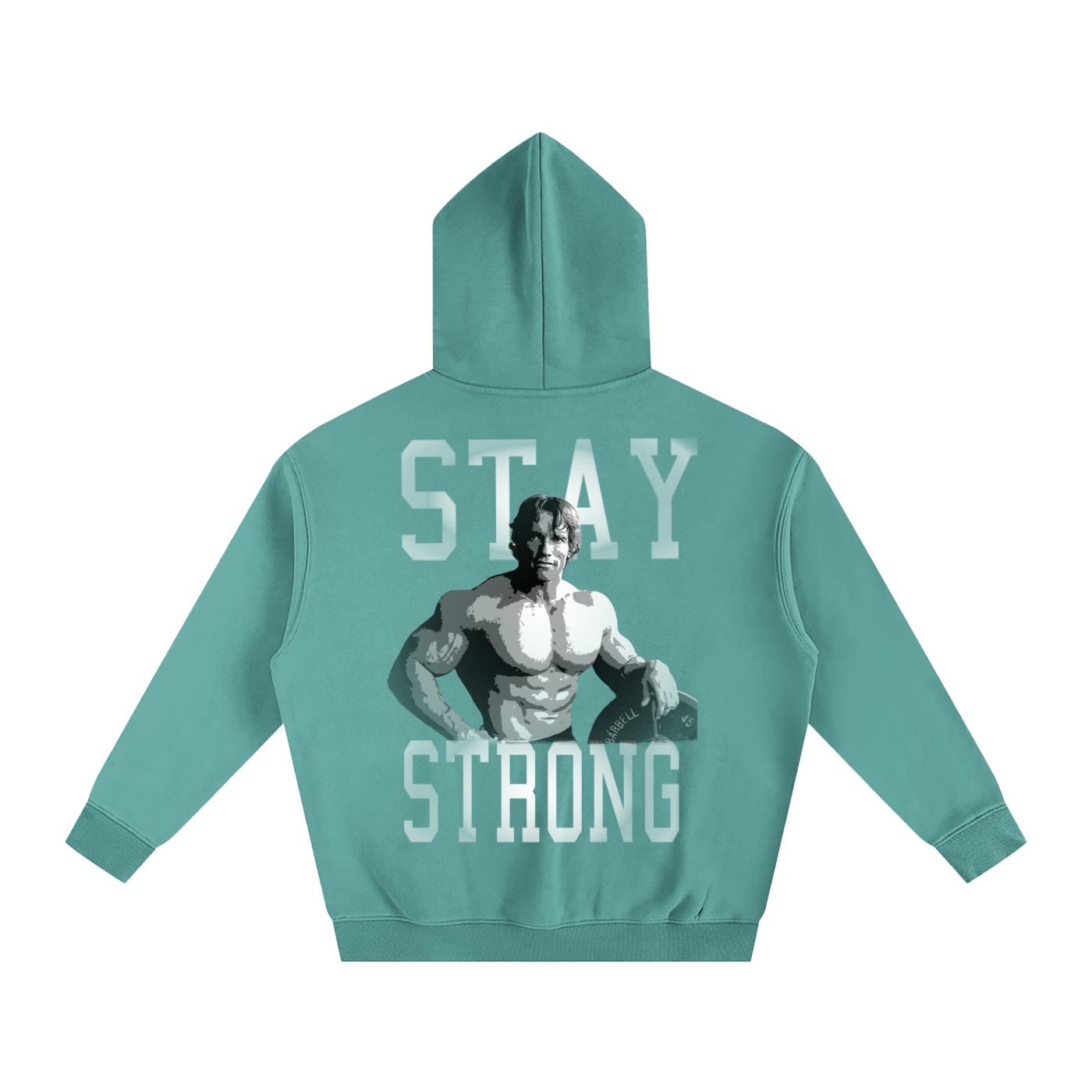 Arnie Stay Strong Oversize Fleeced Hoodie