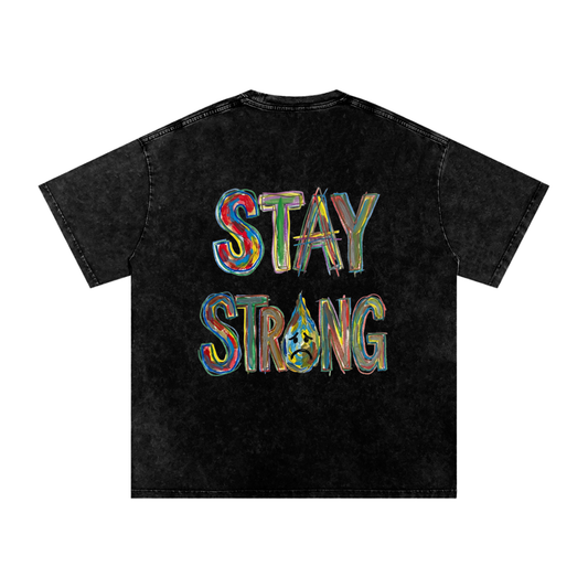 Outside the Lines Snow Washed Oversized Tee