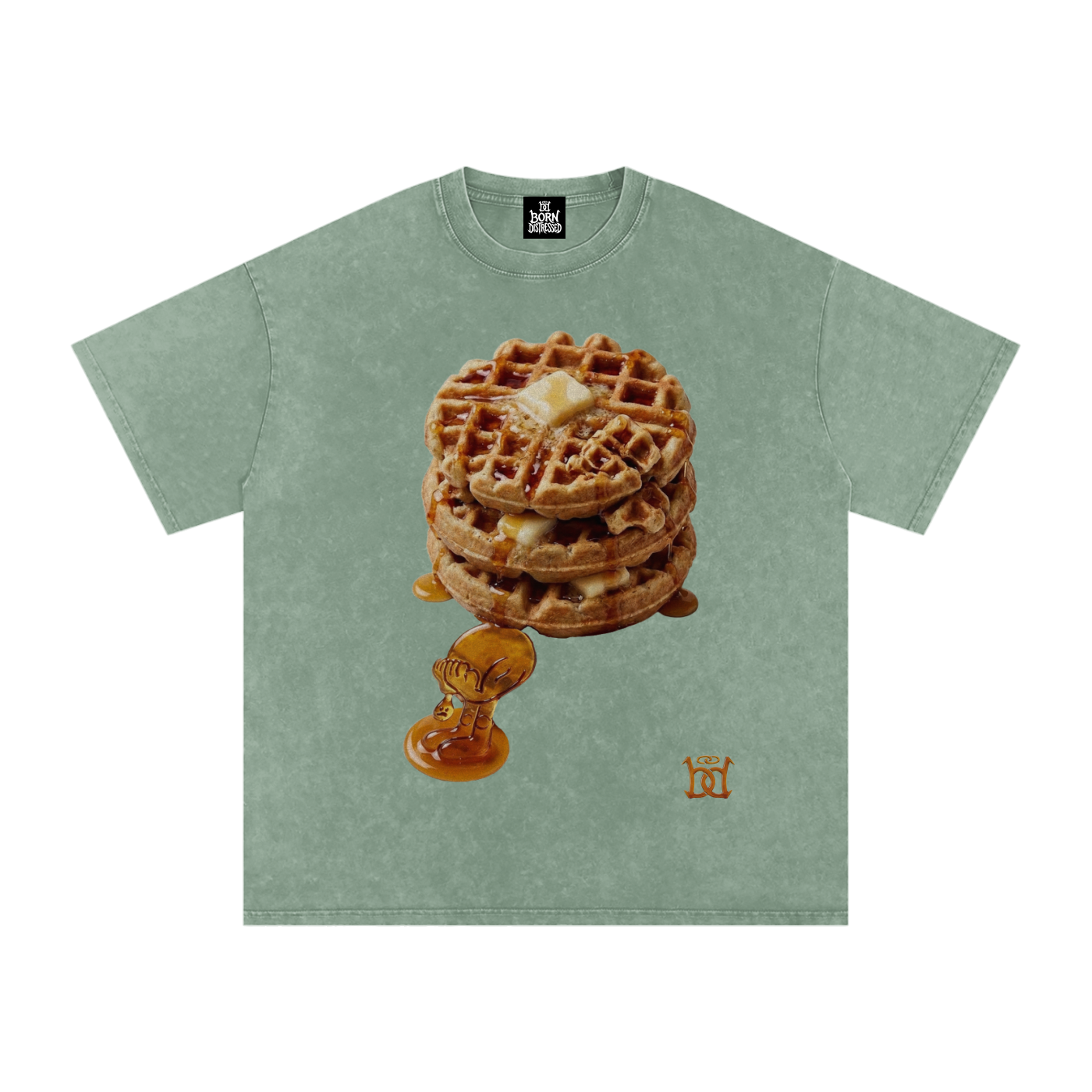 Stackz Snow Washed Oversized Cotton Tee