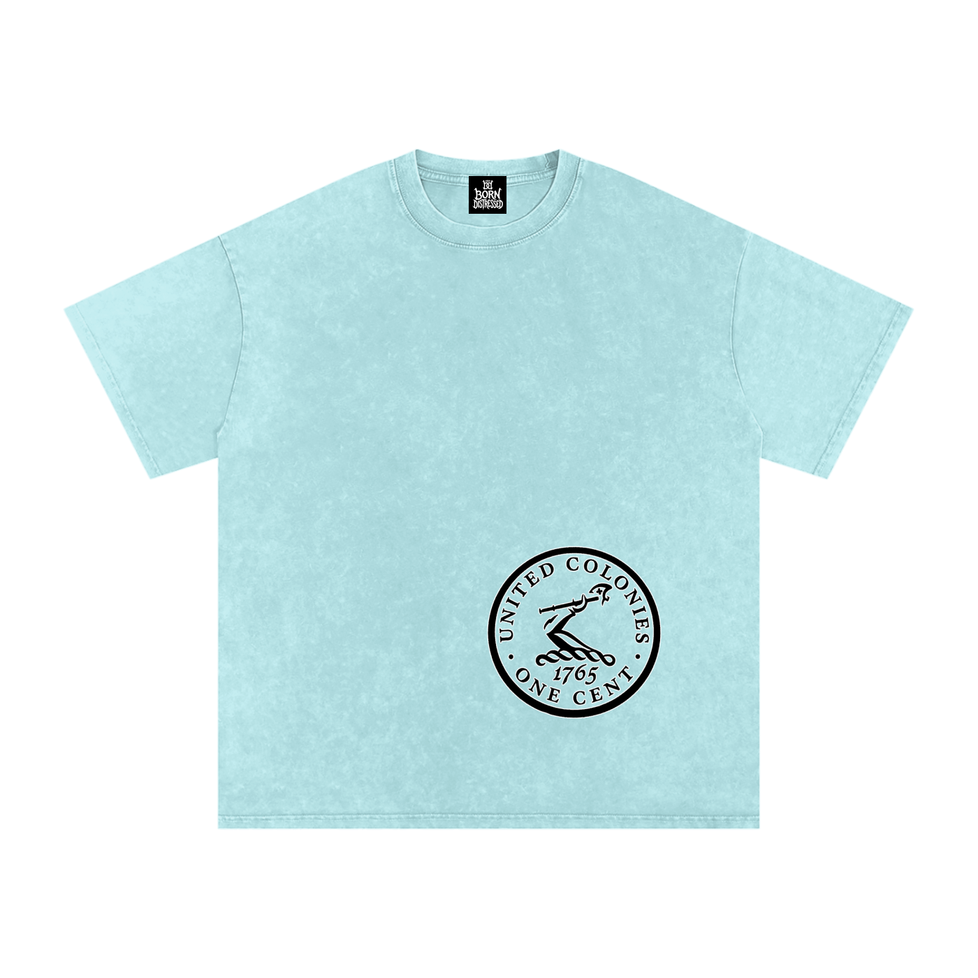 Henny Penny Snow Washed Oversized Cotton Tee