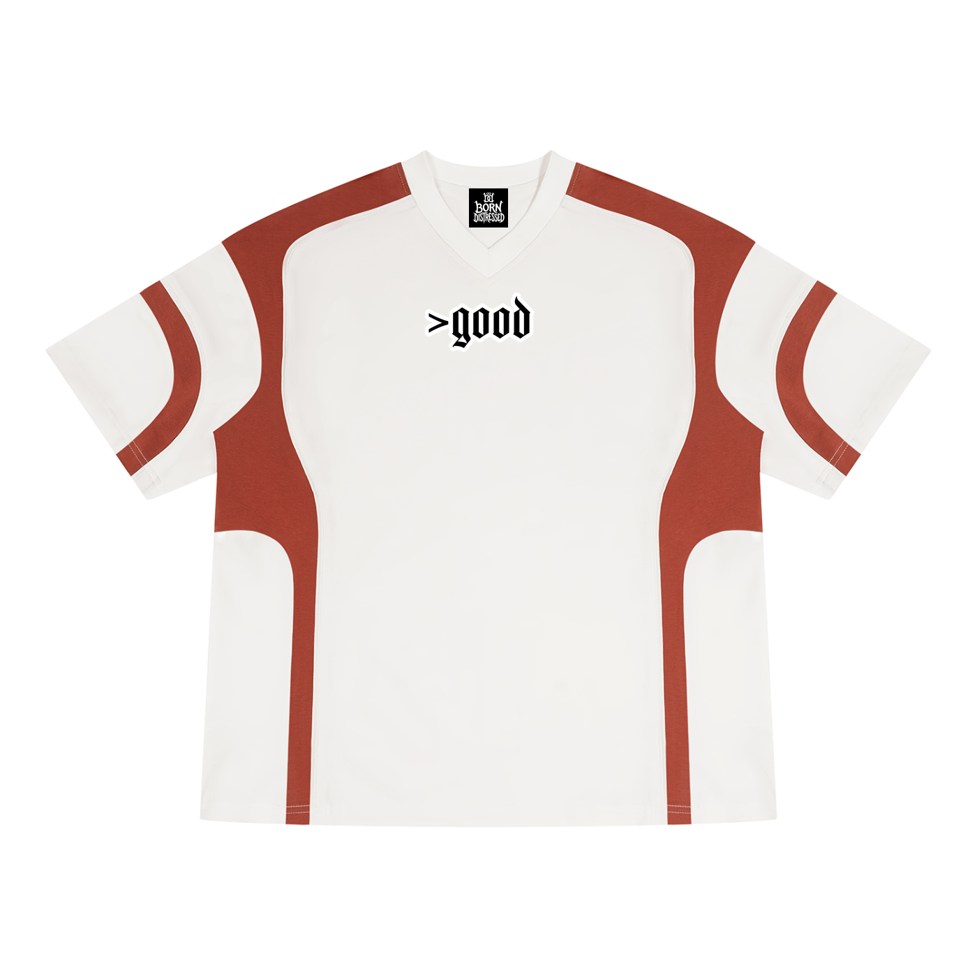 Color Block V-Neck Tee