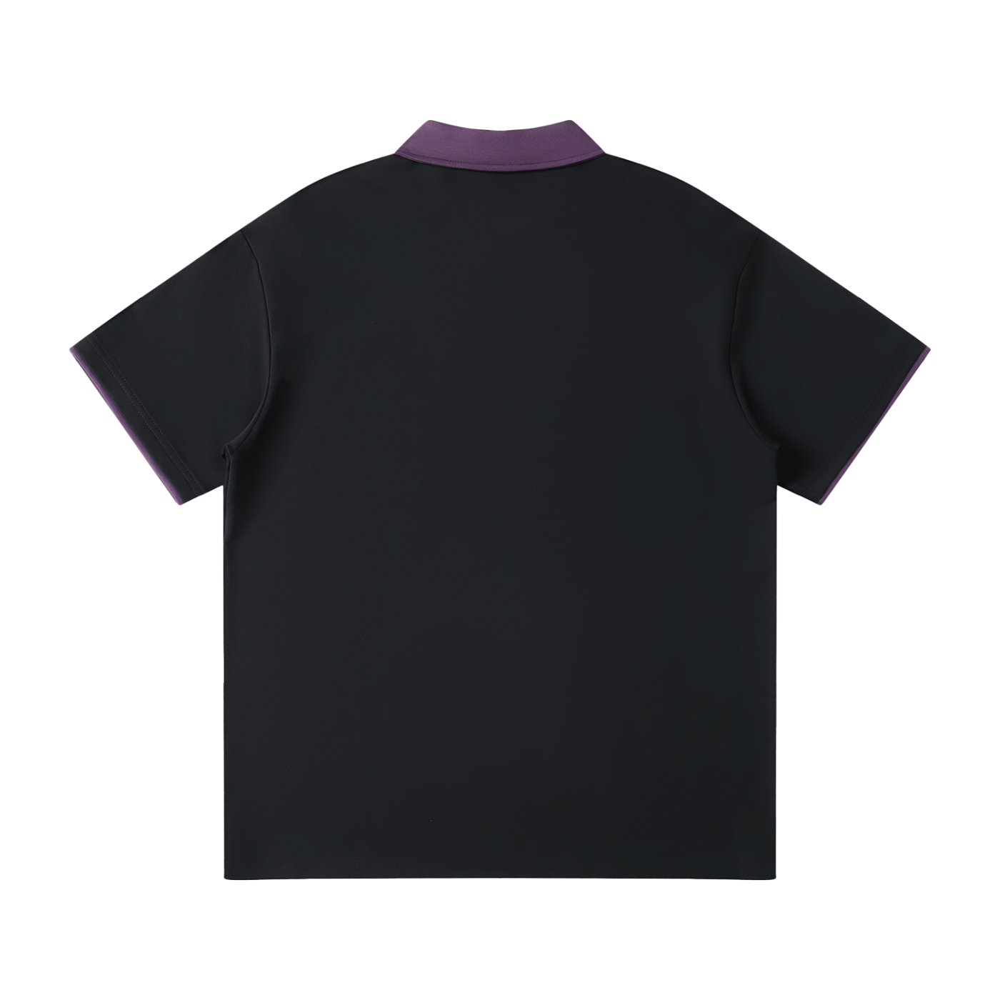 >good Contrast Collar Raglan Polo Shirt