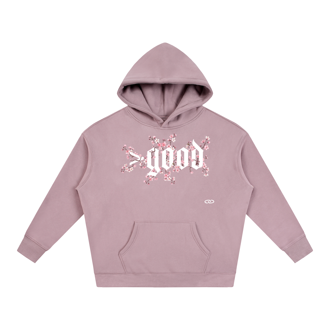 Cherry Blossom Oversize Fleeced Hoodie