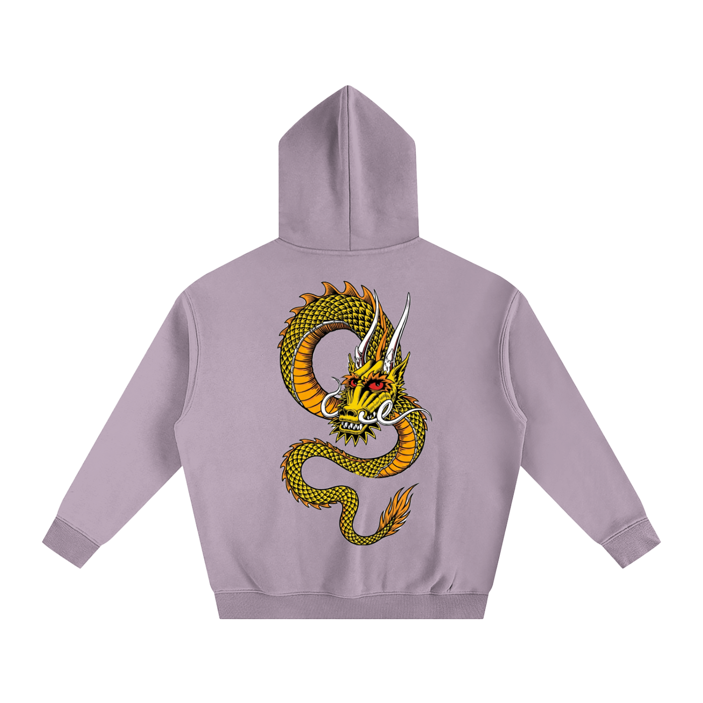 Dragon 80's Vintage Skateboard Desk Oversize Fleeced Hoodie