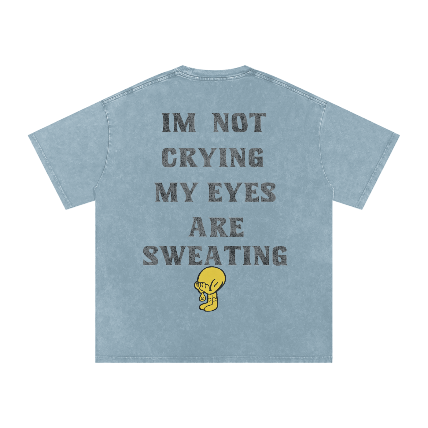 Blood, Sweat, & Tears Snow Washed Oversized Cotton Tee