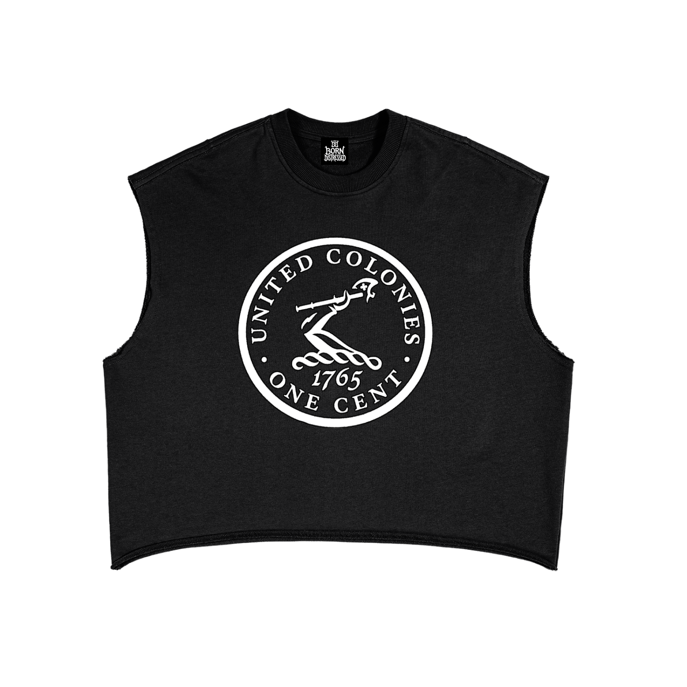 Henny Penny Double-Sided Coin French Terry Boxy Tank Top