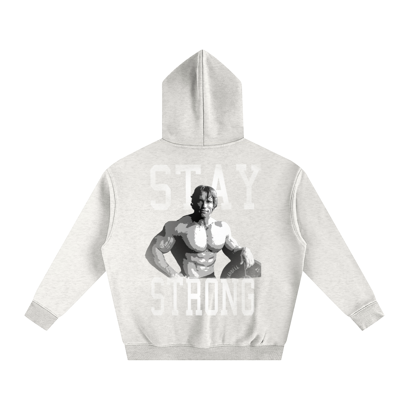 Arnie Stay Strong Oversize Fleeced Hoodie