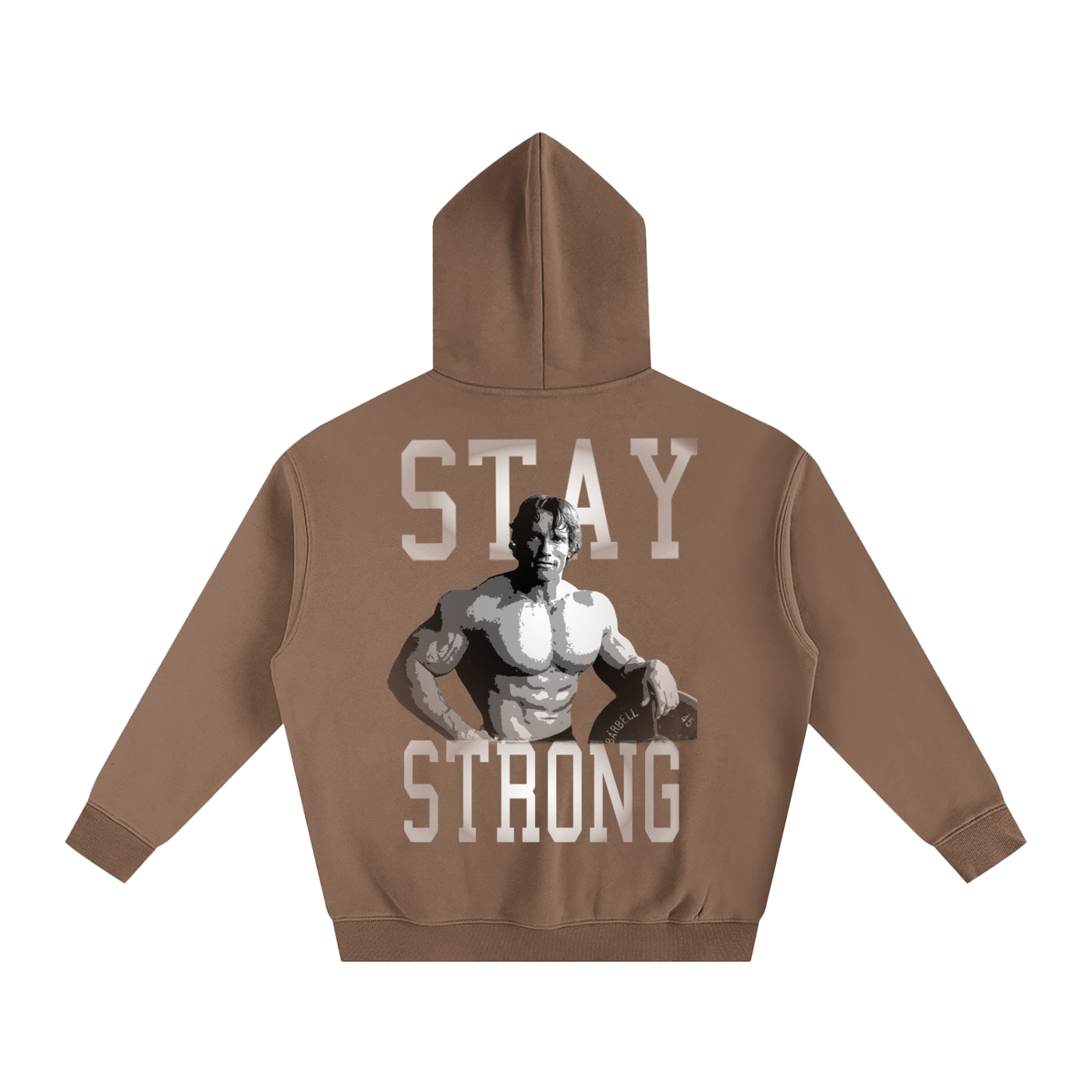 Arnie Stay Strong Oversize Fleeced Hoodie
