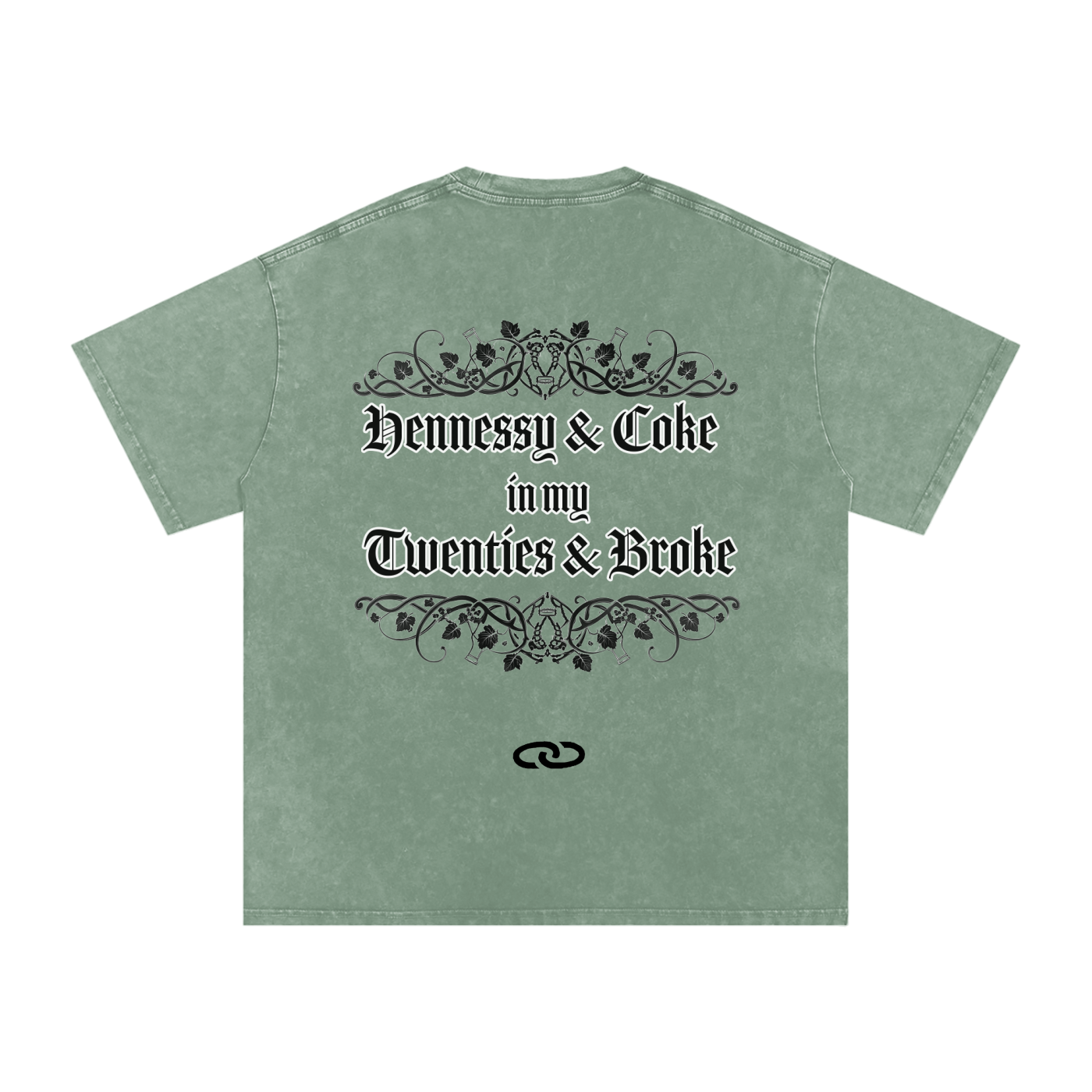 Henny Penny Snow Washed Oversized Cotton Tee