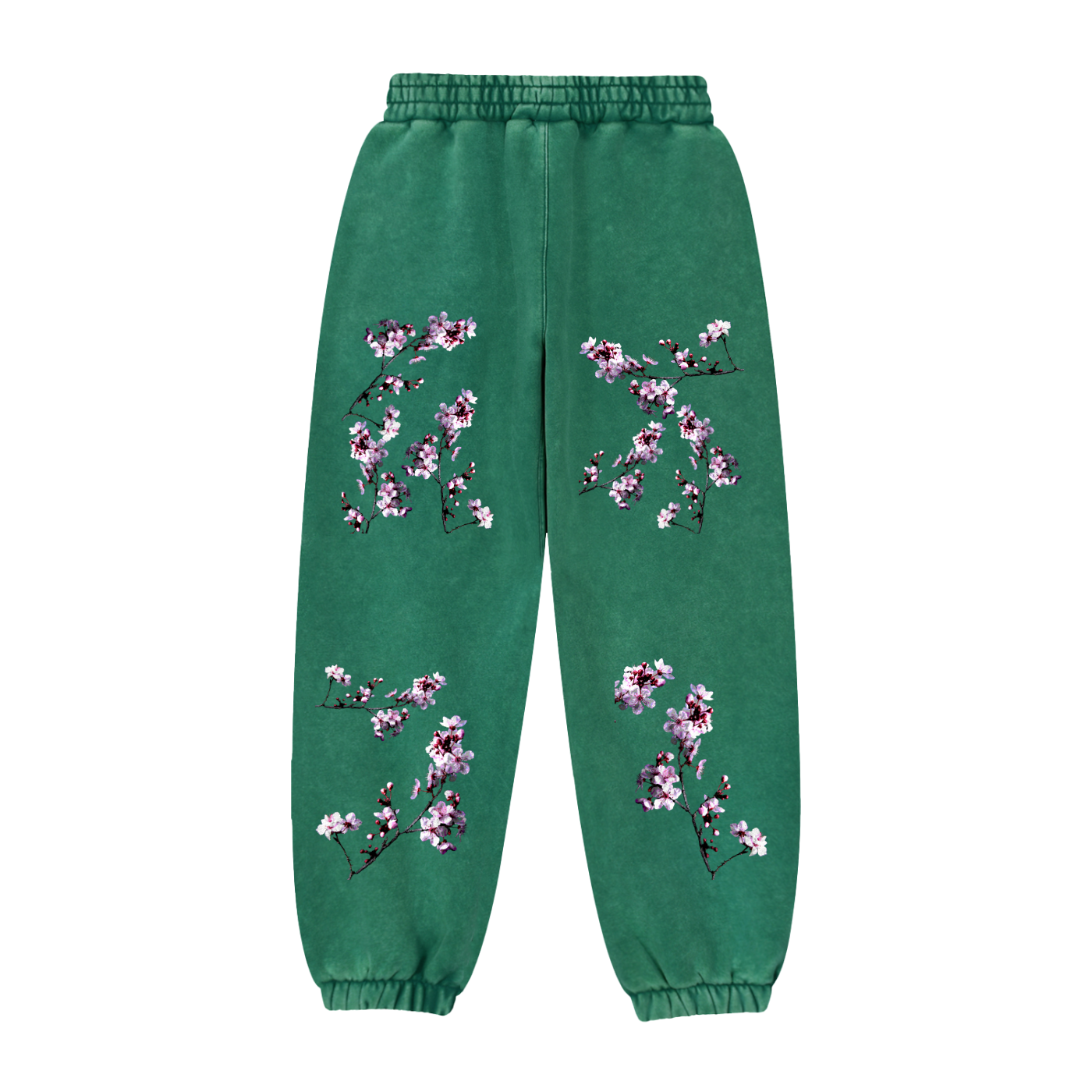 Cherry Blossom Fleeced Jogger Sweatpants