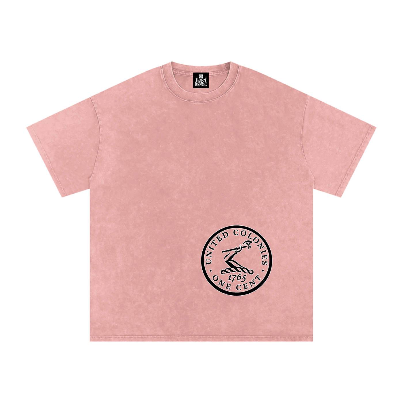Henny Penny Snow Washed Oversized Cotton Tee