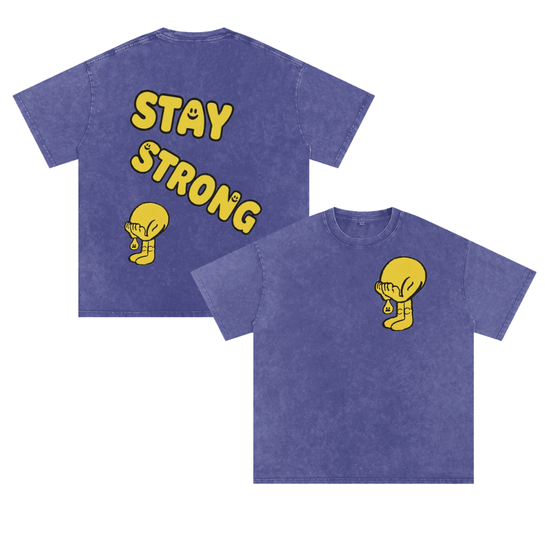 Stay Strong Embroidered Tee