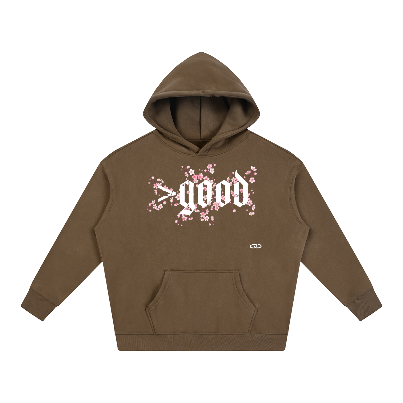 Cherry Blossom Oversize Fleeced Hoodie