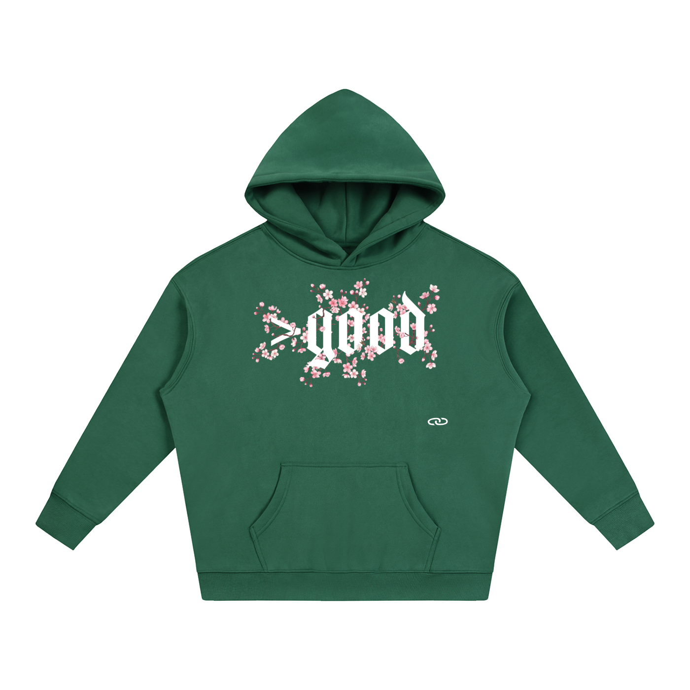 Cherry Blossom Oversize Fleeced Hoodie
